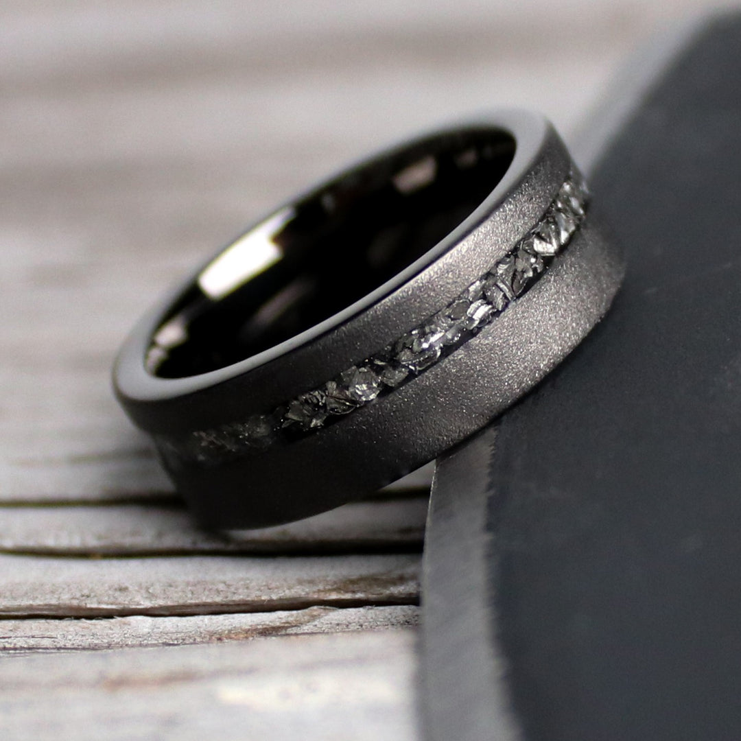 The Thor, Meteorite Wedding Band, Men's buy Wedding Ring, Engagement Ring, Handmade