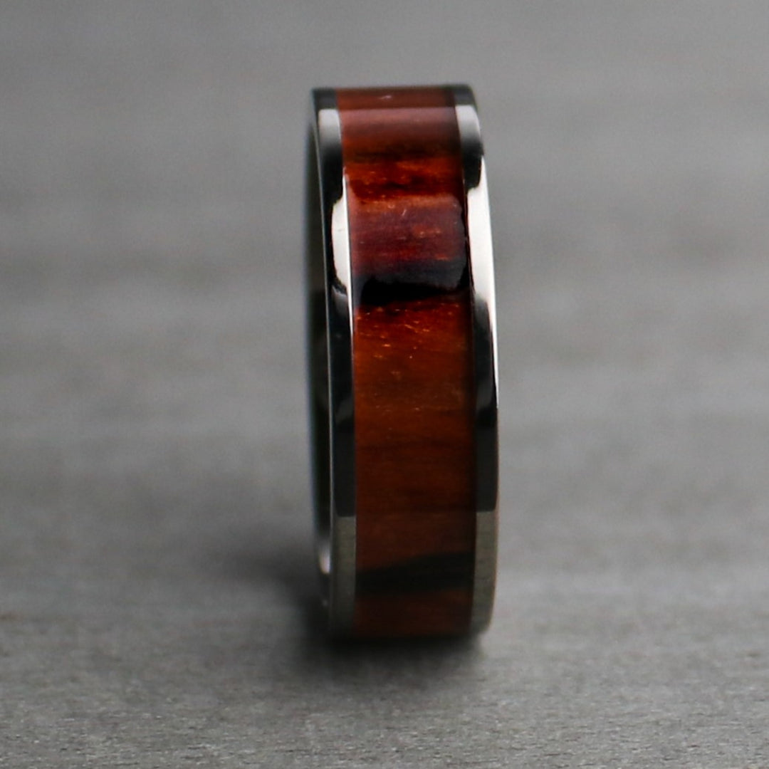 Red Gum Bentwood Ring // Redwood // Wedding Band // 5 Year Anniversary // Promise sold Ring // Wooden Ring // Firewood Ring